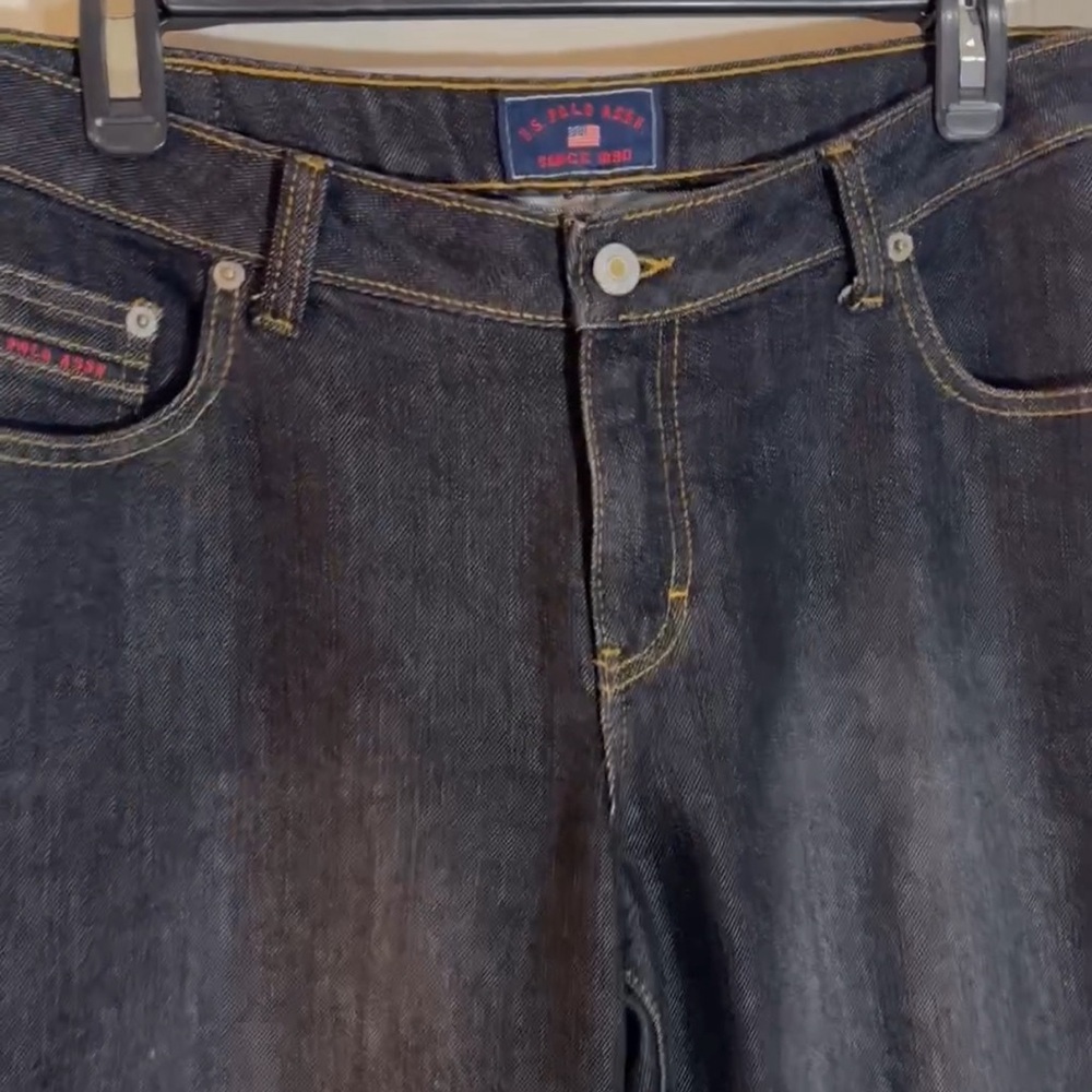 NWOT U.S. Polo Assn Dark Wash Relaxed Fit Jean 13/14
